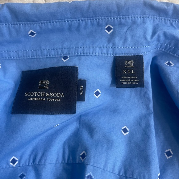 Scotch & Soda blue with black dimonds - Picture 3 of 5